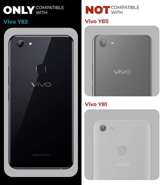 Crystal Clear Hard Back Anti-Yellowing Phone Case For Vivo Y83
