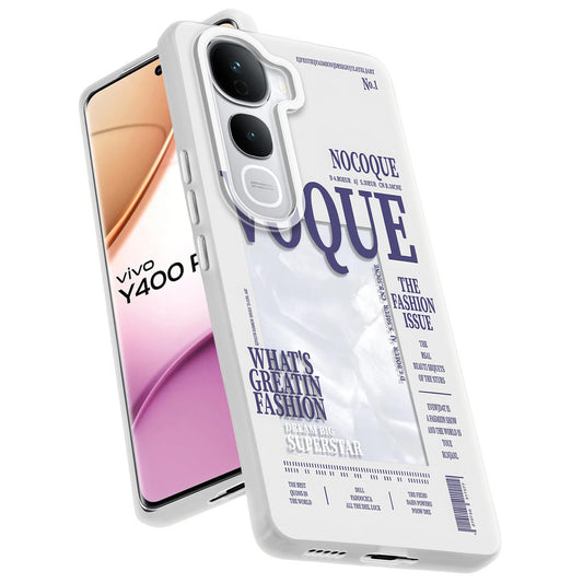 Designer Cover Case with Customizable Transparent Slot for Personalised Photos For Vivo Y400 Pro 5G