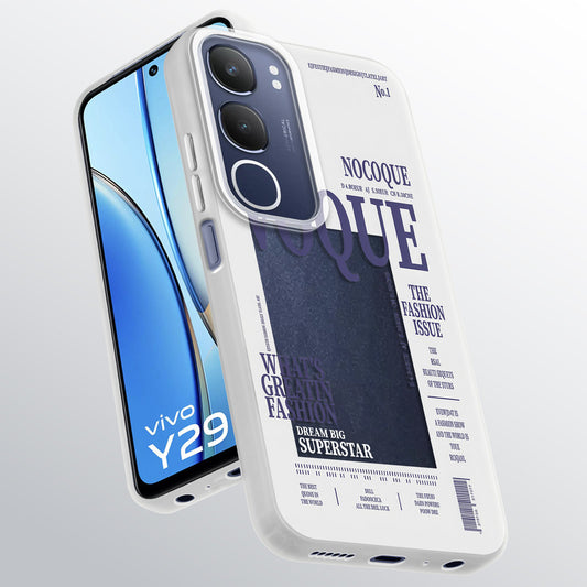Designer Cover Case with Customizable Transparent Slot for Personalised Photos For Vivo Y29 5G