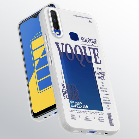 Designer Cover Case with Customizable Transparent Slot for Personalised Photos For Vivo Y15