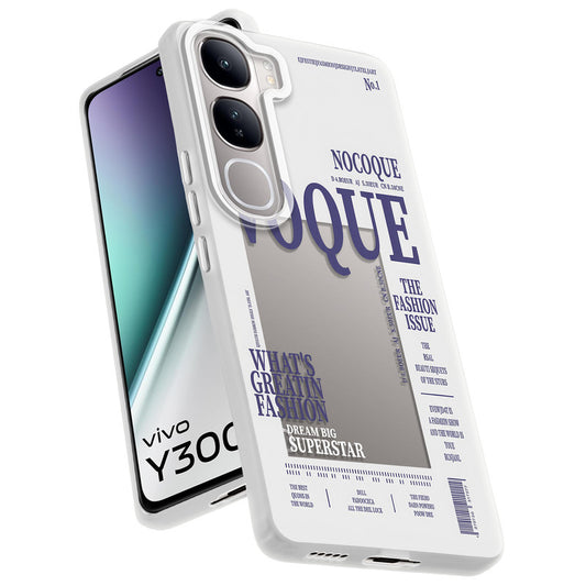 Designer Cover Case with Customizable Transparent Slot for Personalised Photos For Vivo Y300 5G