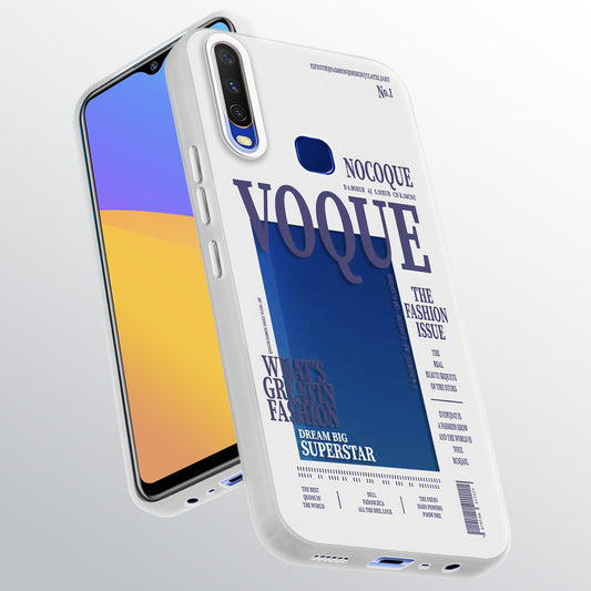 Designer Cover Case with Customizable Transparent Slot for Personalised Photos For Vivo Y12