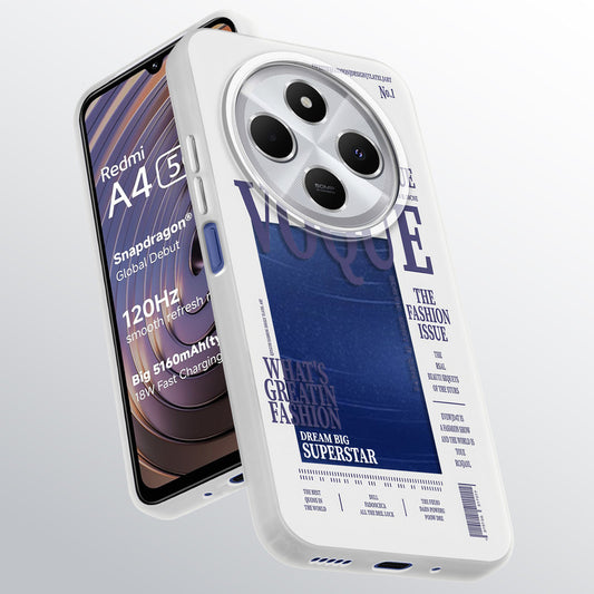 Designer Cover Case with Customizable Transparent Slot for Personalised Photos For Redmi A4 5G