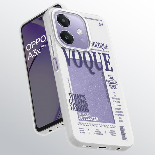 Designer Cover Case with Customizable Transparent Slot for Personalised Photos For Oppo A3x 5G