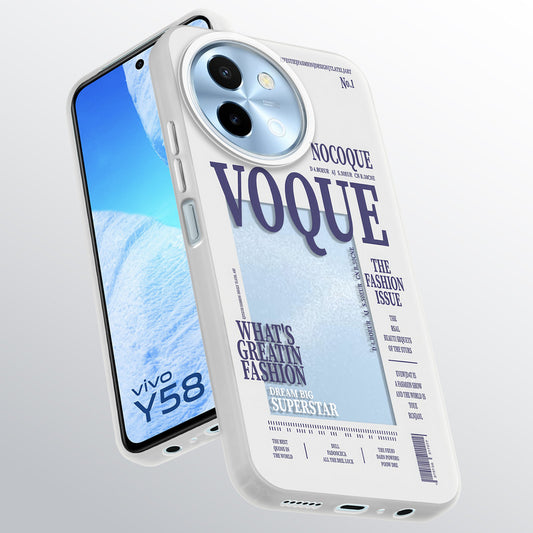 Designer Cover Case with Customizable Transparent Slot for Personalised Photos For Vivo Y58 5G