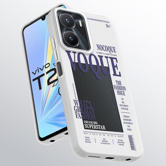 Designer Cover Case with Customizable Transparent Slot for Personalised Photos For Vivo T2x 5G