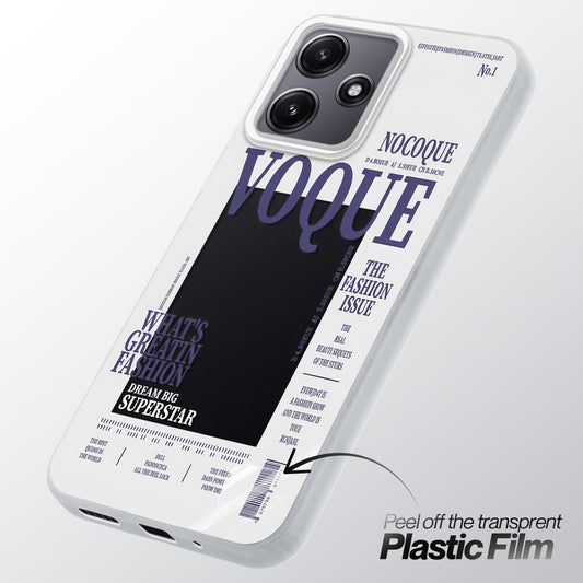 Designer Cover Case with Customizable Transparent Slot for Personalised Photos For Redmi 12 4G