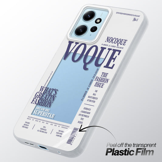 Designer Cover Case with Customizable Transparent Slot for Personalised Photos For Redmi Note 12 4G