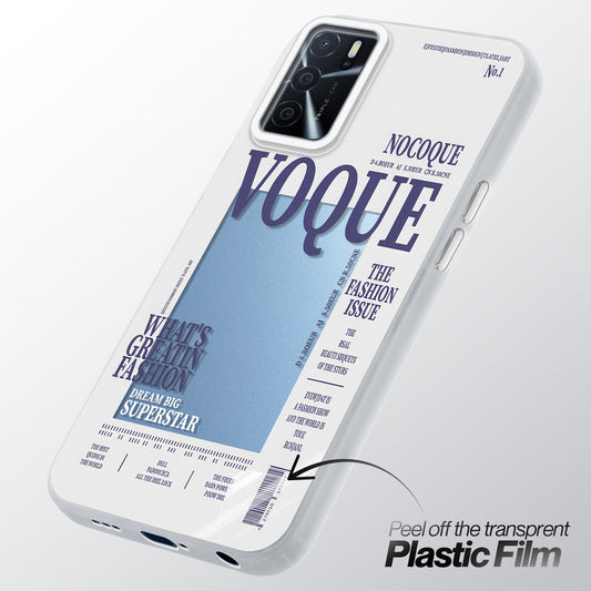 Designer Cover Case with Customizable Transparent Slot for Personalised Photos For Oppo A16