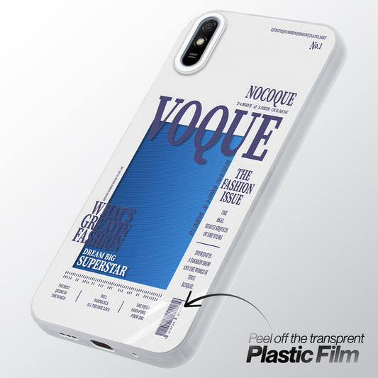 Designer Cover Case with Customizable Transparent Slot for Personalised Photos For Redmi 9A
