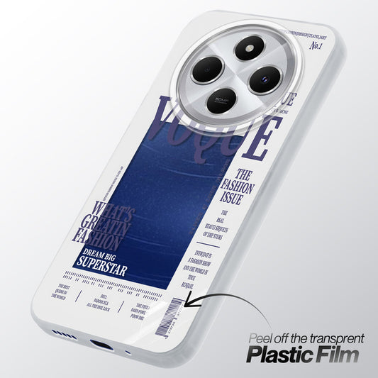 Designer Cover Case with Customizable Transparent Slot for Personalised Photos For Redmi 14C 5G