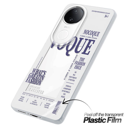 Designer Cover Case with Customizable Transparent Slot for Personalised Photos For Vivo T4R 5G