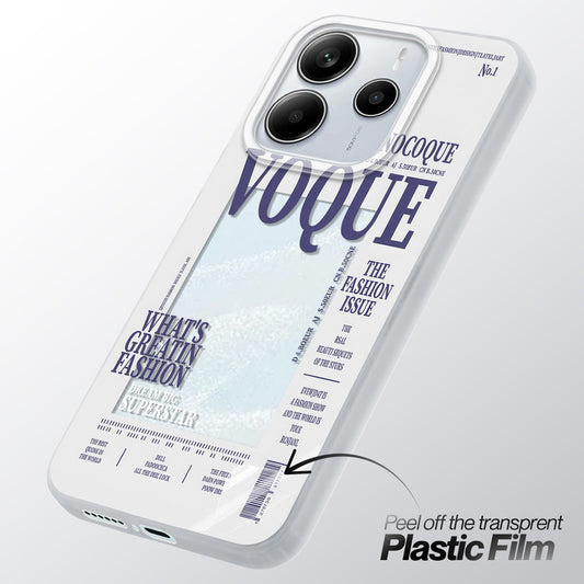 Designer Cover Case with Customizable Transparent Slot for Personalised Photos For Redmi Note 14 5G