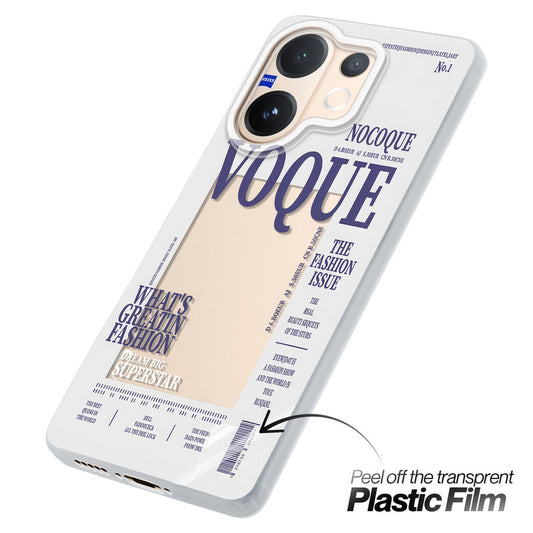 Designer Cover Case with Customizable Transparent Slot for Personalised Photos For Vivo V60 5G