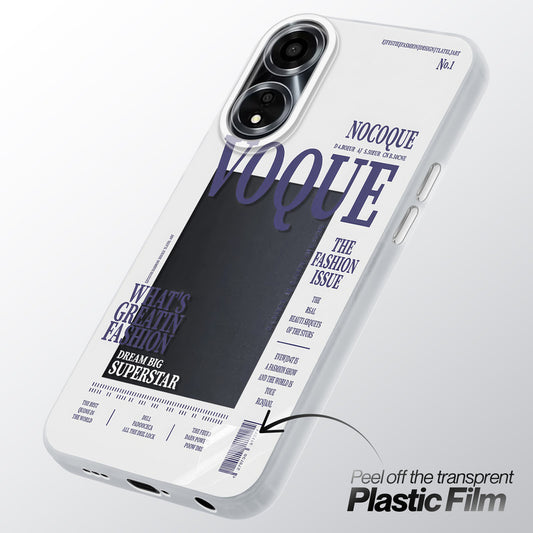 Designer Cover Case with Customizable Transparent Slot for Personalised Photos For Oppo A59 5G