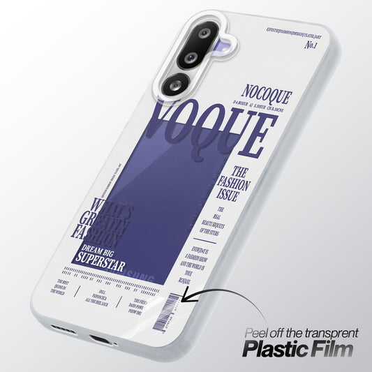 Designer Cover Case with Customizable Transparent Slot for Personalised Photos For Samsung F56 5G