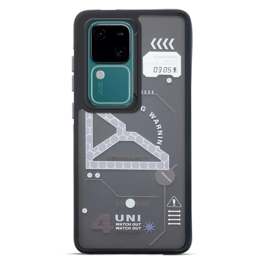 Circuit Printed Hard Back Cover Case For Vivo V30 5G