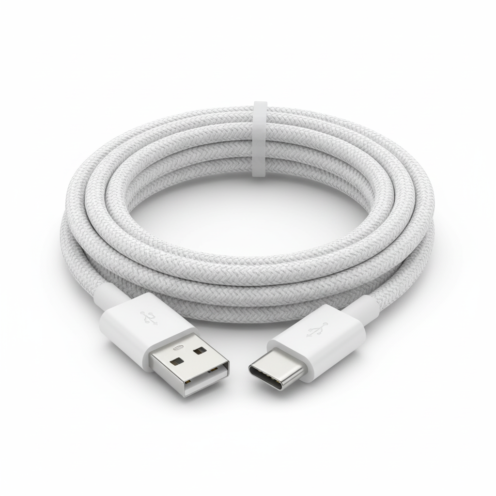 Rugged White Cable