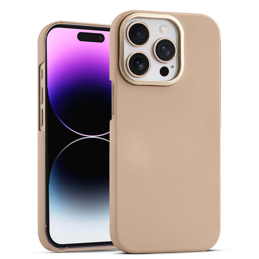 Stone Like Matte Finish Back Case for Apple iPhone 14 Pro Max , Detachable Camera Ring