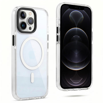 Clear MagSafe Bumper Case with Shockproof Edges for Apple iPhone 12 Pro