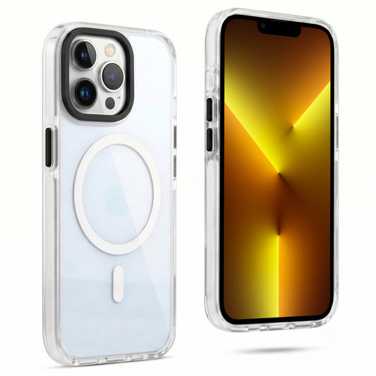 Clear MagSafe Bumper Case with Shockproof Edges for Apple iPhone 13 Pro Max