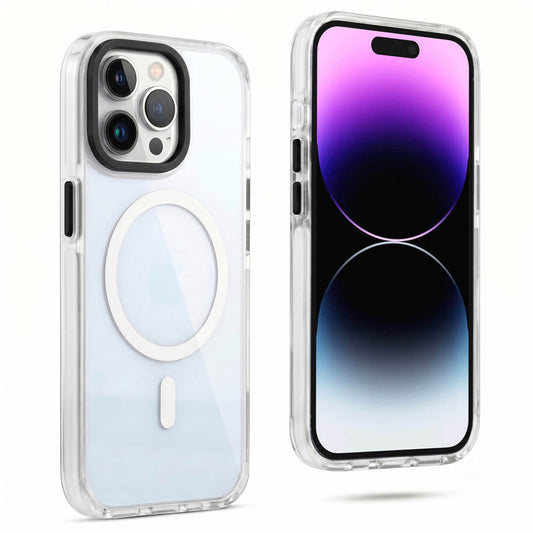 Clear MagSafe Bumper Case with Shockproof Edges for Apple iPhone 14 Pro Max