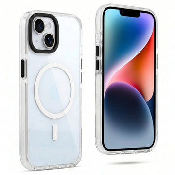 Clear MagSafe Bumper Case with Shockproof Edges for Apple iPhone 14