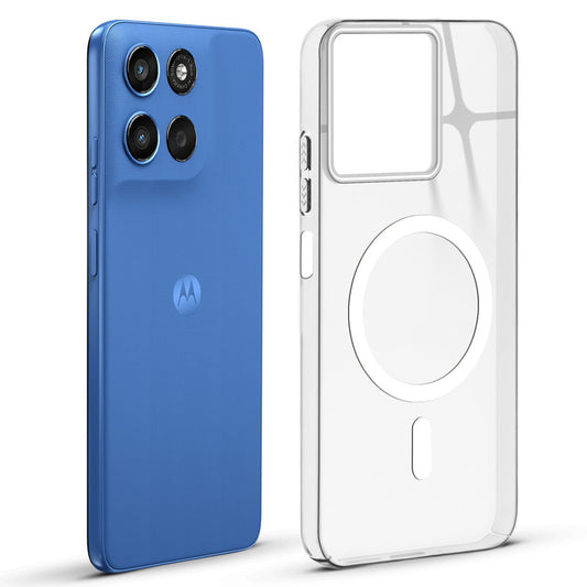 Anti-Yellow Scratch Resistant Case Support Magnetic Accessories Back Cover For Motorola G57 Power 5G