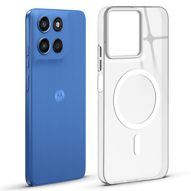 Anti-Yellow Colored Camera Line Case Support Magnetic Accessories Back Cover For Motorola Moto G37 Power 5G