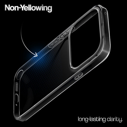 Crystal Clear Anti-Yellow Transparent Back Cover Case With Camera Ring Protection for Nothing Phone 4A Pro 5G