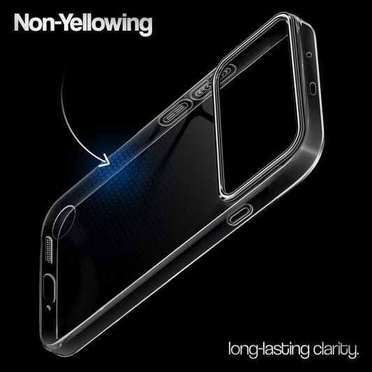 Crystal Clear Anti-Yellow Transparent Back Cover Case With Camera Ring Protection for Nothing Phone 4B 5G