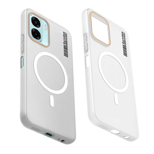 Colourful Frosted Matte With Raised Camera Protection Back Cover Case For OPPO A6X 5G