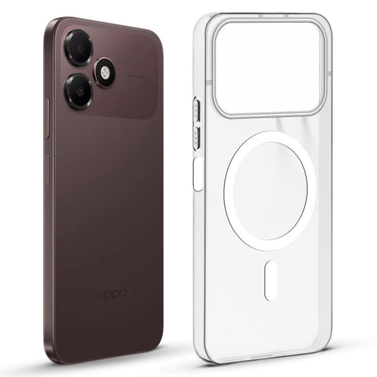 Anti-Yellow Scratch Resistant Case Support Magnetic Accessories Back Cover For Oppo A6C 4G