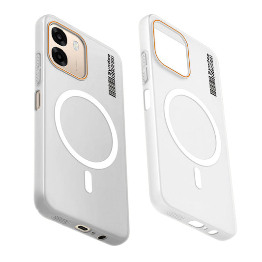Colourful Frosted Matte With Raised Camera Protection Back Cover Case For Oppo A6s 5G