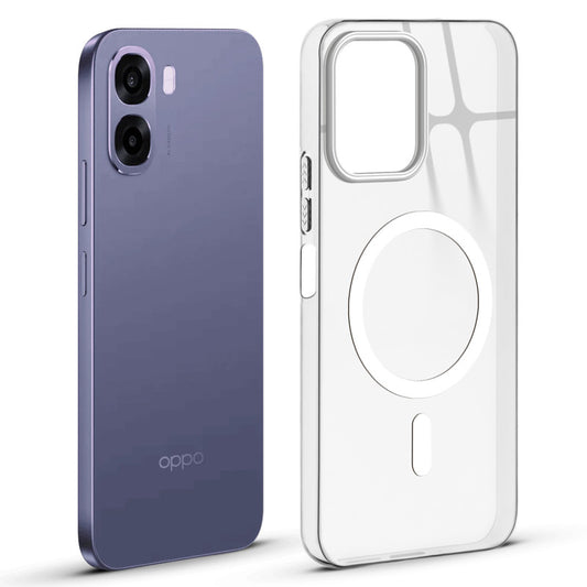 Anti-Yellow Scratch Resistant Case Support Magnetic Accessories Back Cover For Oppo A6s 5G
