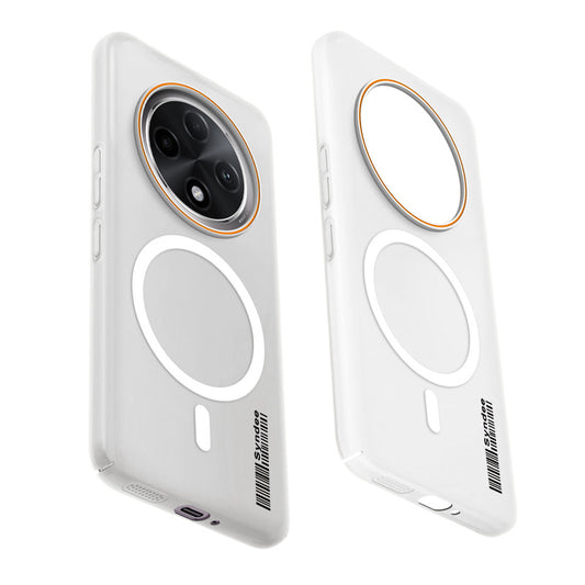 Colourful Frosted Matte With Raised Camera Protection Back Cover Case For Oppo F27 Pro Plus 5G