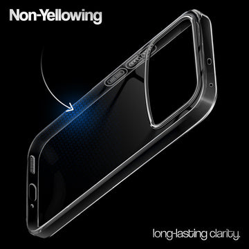 Crystal Clear Anti-Yellow Transparent Back Cover Case With Camera Ring Protection for Oppo F33 Pro 5G
