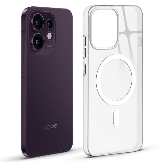 Anti-Yellow Scratch Resistant Case Support Magnetic Accessories Back Cover For Oppo Reno 16 5G
