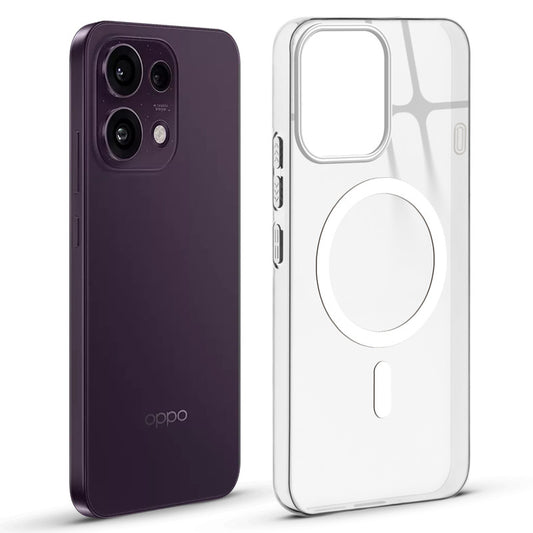 Anti-Yellow Scratch Resistant Case Support Magnetic Accessories Back Cover For Oppo Reno 16C 5G