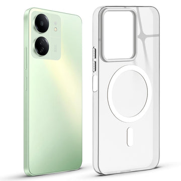 Anti-Yellow Scratch Resistant Case Support Magnetic Accessories Back Cover For Poco C65 5G