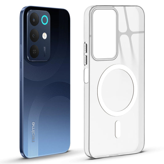 Anti-Yellow Colored Camera Line Case Support Magnetic Accessories Back Cover For Realme 15x 5G