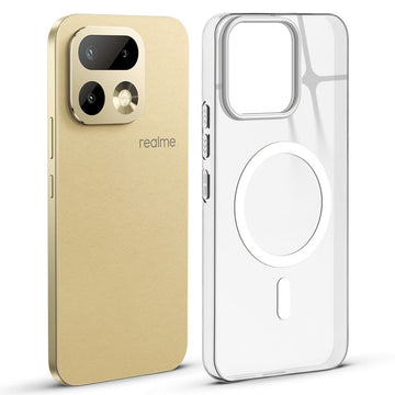 Anti-Yellow Scratch Resistant Case Support Magnetic Accessories Back Cover For Realme 16 Pro 5G
