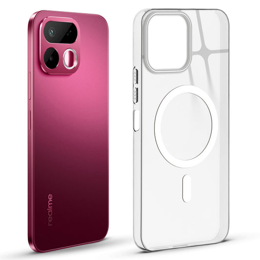 Anti-Yellow Scratch Resistant Case Support Magnetic Accessories Back Cover For Realme 16T 5G