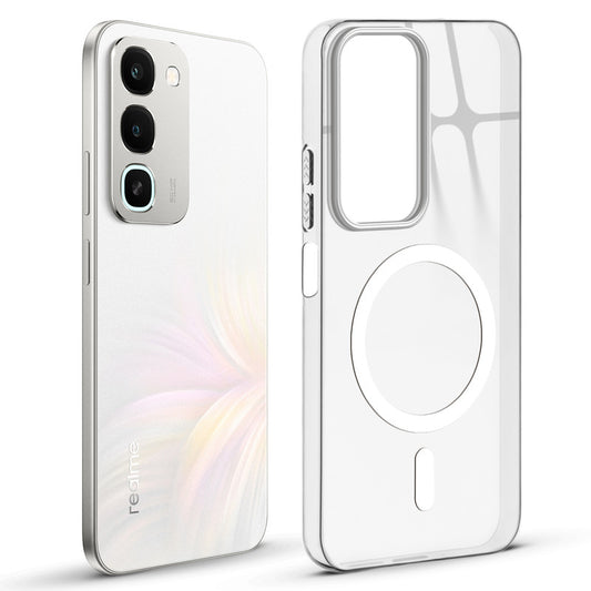 Anti-Yellow Colored Camera Line Case Support Magnetic Accessories Back Cover For Realme 16x 5G