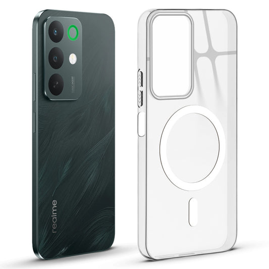 Anti-Yellow Colored Camera Line Case Support Magnetic Accessories Back Cover For Realme C85 5G