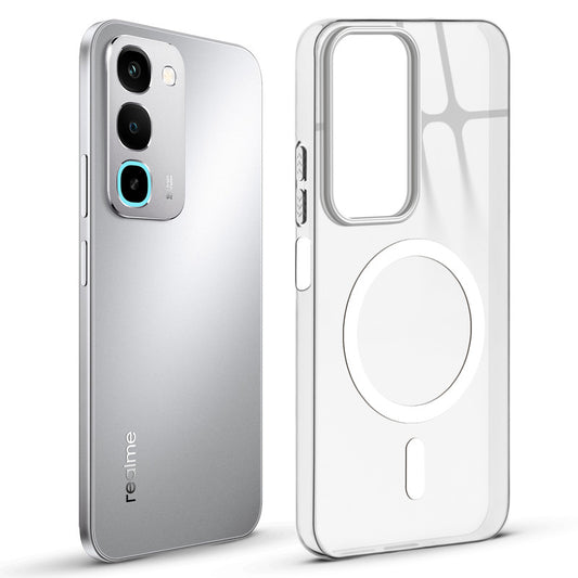 Anti-Yellow Colored Camera Line Case Support Magnetic Accessories Back Cover For Realme P4R 5G
