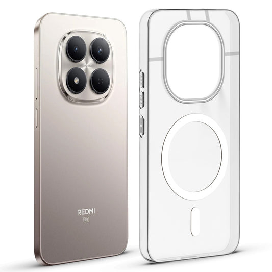 Anti-Yellow Scratch Resistant Case Support Magnetic Accessories Back Cover For Redmi Note 15 Pro 5G