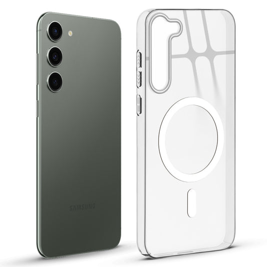 Anti-Yellow Scratch Resistant Case Support Wireless Charging Back Cover For Samsung S23 Plus 5G