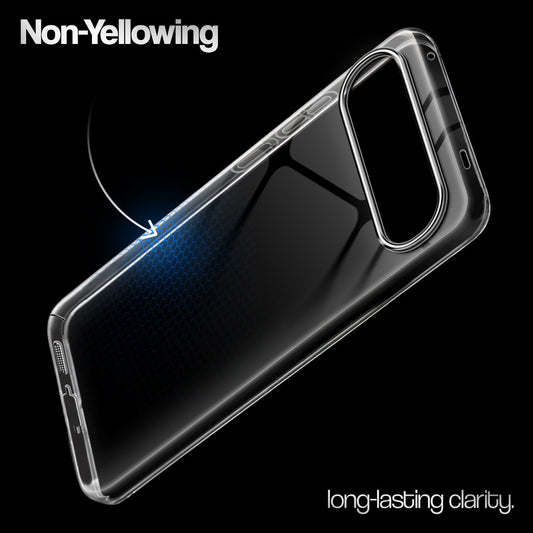 Crystal Clear Anti-Yellow Transparent Back Cover Case With Camera Ring Protection for Vivo S2 5G