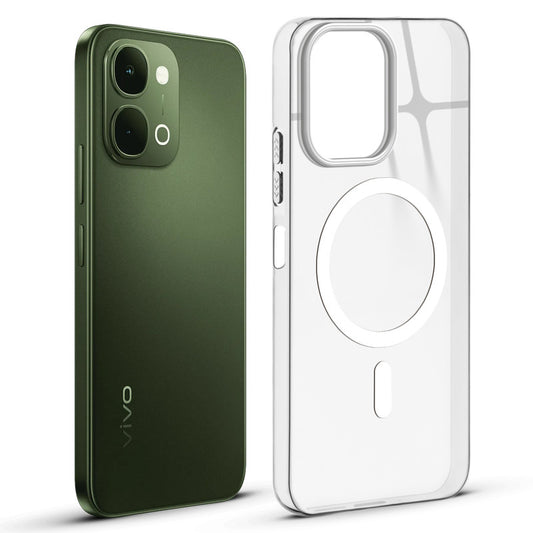 Anti-Yellow Scratch Resistant Case Support Magnetic Accessories Back Cover For Vivo T5x 5G